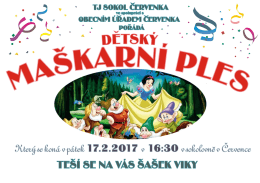 TEŠÍ SE NA VÁS ŠAŠEK VIKY Který se koná v pátek 17.2.2017 v 16