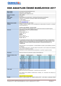 Proposition - CzechTriSeries
