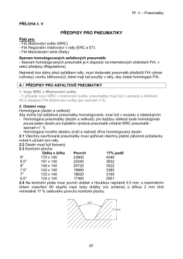 Př. V - Pneumatiky