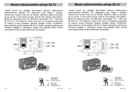 Modul zálohovaného zdroje ZZ-12 Mod