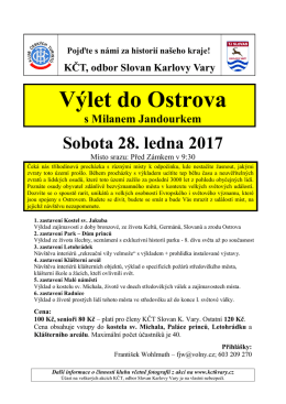 Výlet do Ostrova