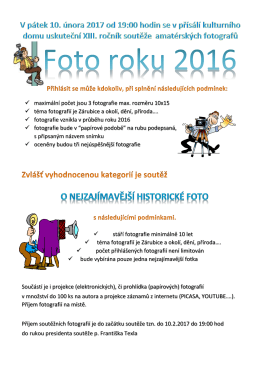 Foto roku 2016