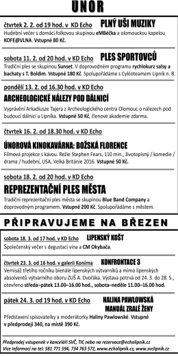 únor