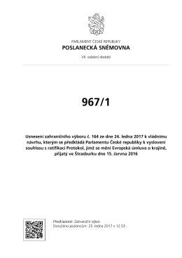Celý sněmovní tisk - Poslanecká sněmovna