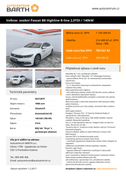 Uložit jako pdf - Autocentrum BARTH as