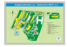 Areál nemocnice - mapa - Krajská zdravotní, as