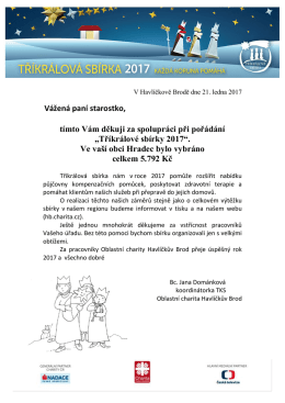 Tř&iacute;kr&aacute;lov&aacute; sb&iacute;rka 2017