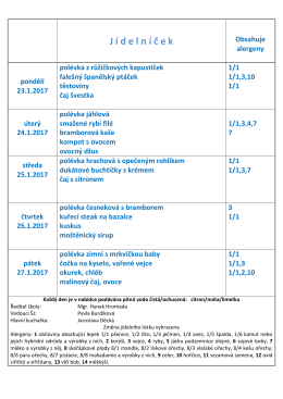 J&iacute;deln&iacute;ček 23. 1.