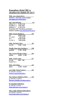 KONZULTACE ZKZS 16-17