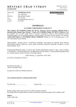 Základní škola a Mateřská škola Podomí