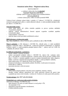 Statut&aacute;rn&iacute; město Brno - Magistr&aacute;t města Brna