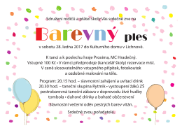 Barevný ples