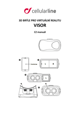 CZ manu&aacute;l CELLULARLINE 3DVISOR - recall shop