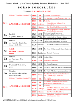 07.30 SVJ - Farnost M&iacute;stek