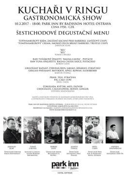 Gastronomick&aacute; show - Bamboo restaurant