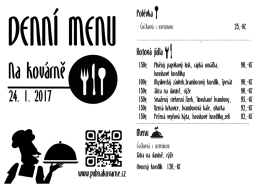 www.pubnakovarne.cz Polévka Hotová jídla Menu
