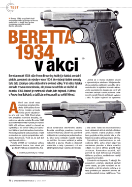 Beretta 1934 v akci