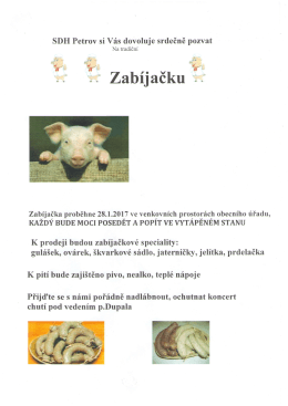 Zabijaiku - Petrov u Prahy