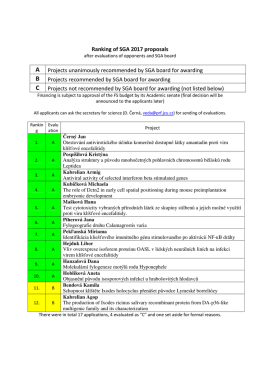 SGA2017 evaluation