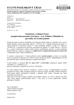 státní pozemkový úřad