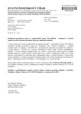 st&aacute;tn&iacute; pozemkov&yacute; &uacute;řad