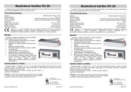 Bezdr&aacute;tov&eacute; tlač&iacute;tko RC-28