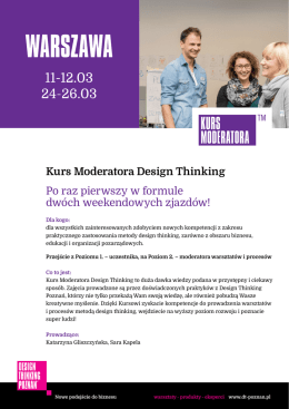 wersji PDF. - Design Thinking Poznań