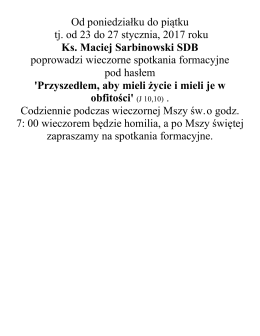 Formacja DuchowaClick to