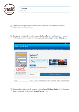 Citibank wyciągi D