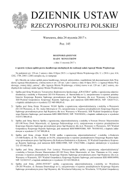 DZIENNIK USTAW