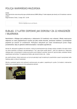 Generuj PDF - Policja Warmińsko