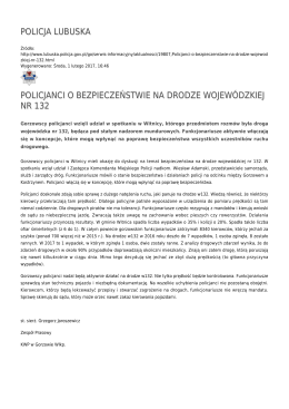Generuj PDF - Policja Lubuska