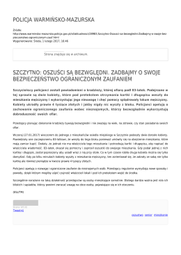 Generuj PDF - Policja Warmińsko
