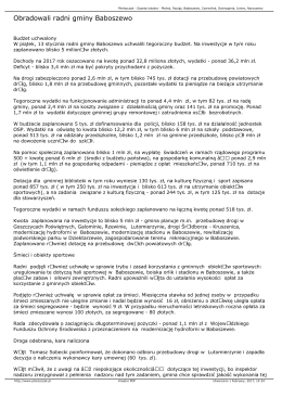 Obradowali radni gminy Baboszewo