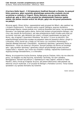 Wersja PDF - AS Roma.pl