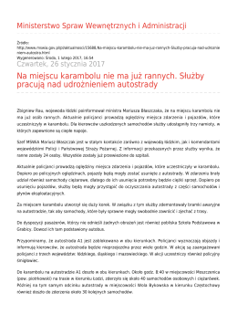 Generuj PDF - Ministerstwo Spraw Wewnętrznych i Administracji