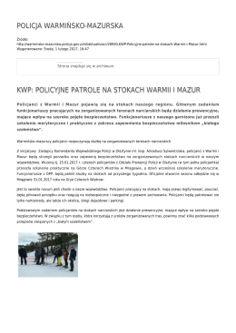 Generuj PDF - Policja Warmińsko