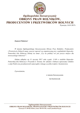 Stowarzyszenie &bdquo;Polski Klub Rolnik Farmer Roku&rdquo;