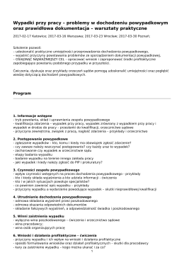 Wypadki przy pracy