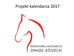 Projekt kalendarza 2017