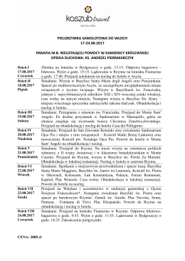 pielgrzymka samolotowa do włoch 17