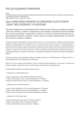 świat bez przemocy w rodzinie - Policja Kujawsko