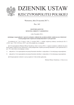 DZIENNIK USTAW