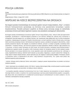Generuj PDF - Policja Lubuska