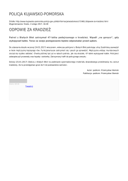 Generuj PDF - Policja Kujawsko