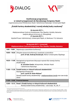 Program konferencji