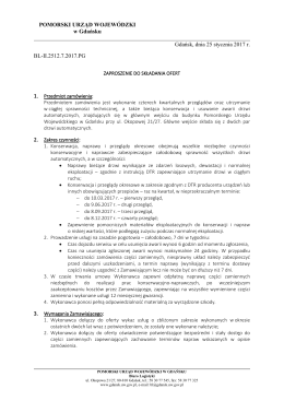 POMORSKI URZĄD WOJEWÓDZKI w Gdańsku Gdańsk, dnia 25