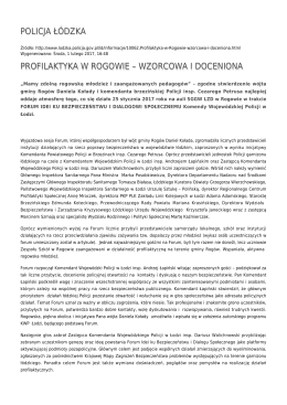 Generuj PDF - Policja Ł&oacute;dzka