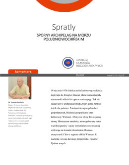 Spratly - Centrum Stosunków Międzynarodowych