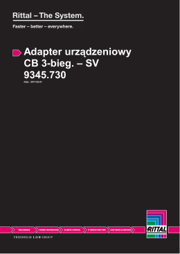 Adapter urządzeniowy CB 3-bieg. – SV 9345.730